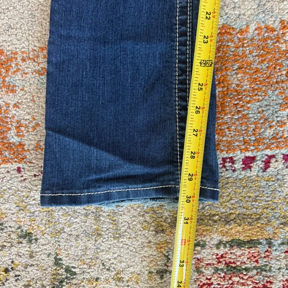 Miss Me Rhinestone Flap Pocket Embroidered Bootcut Jeans - Picture 12 of 12